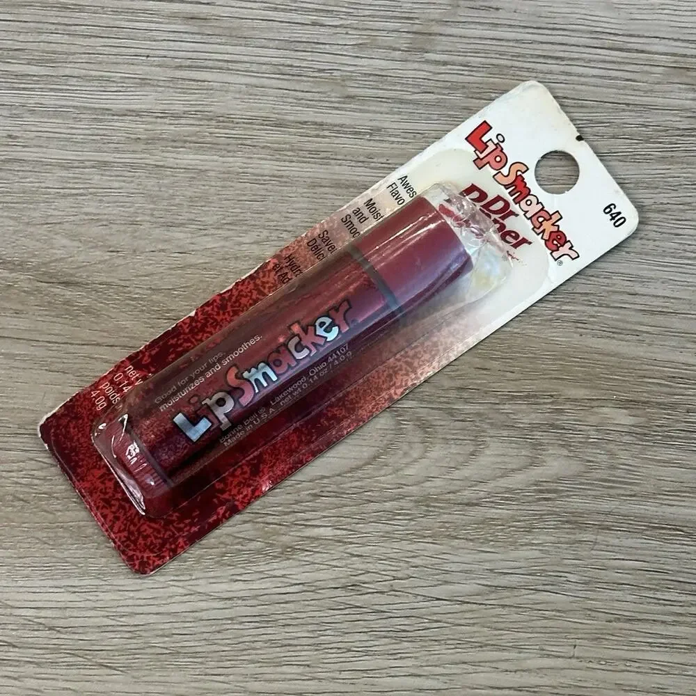 Y2K 2004 Vintage Bonne Bell Lip Smacker DR. PEPPER Soda Balm RARE Sealed